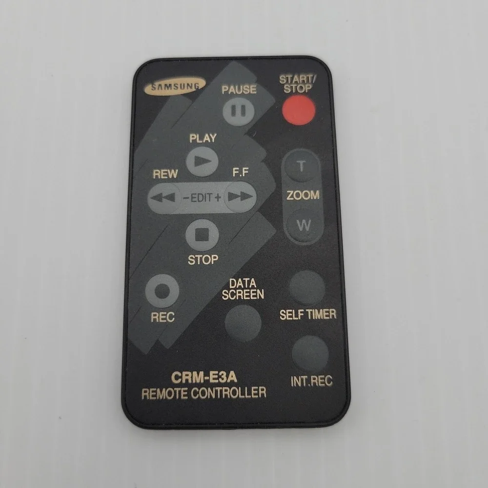 Samsung CRM-E3A Black Wireless 12 Buttons Camcorder Remote Controller